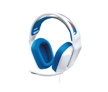 Logitech G335 Cuffie da gioco con microfono - Adattatore USB-C - Multipiattaforma - Altoparlanti dinamici - Jack da 3