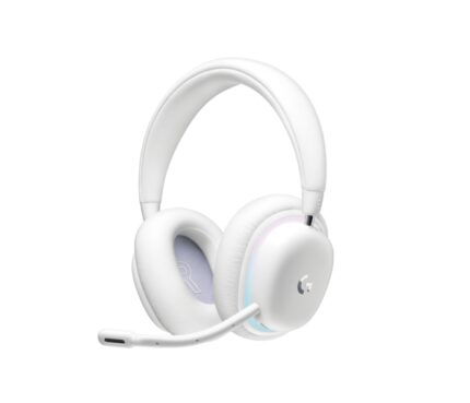 Logitech G735 Cuffie da gioco wireless DTS 7.1 con microfono - Tecnologia Lightspeed - Autonomia fino a 56 ore - Compatibilità Dolby Atmos - Colore bianco