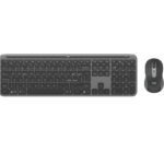 Logitech MK950 Pack Wireless USB Tastiera multimediale + Mouse 1000 dpi - Pulsanti Easy-Switch - Colore grafite