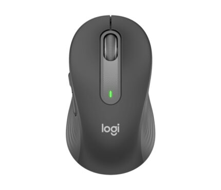 Logitech Signature M650 L Mouse wireless USB 2000 dpi - 5 pulsanti - Per mancini - Colore grafite