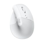 Logitech Lift per MAC Mouse verticale Bluetooth e wireless USB 4000 dpi - 5 pulsanti - Uso per destrimani