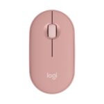 Logitech Pebble Mouse 2 M350s Mouse wireless USB 1000 dpi - Multidispositivo - Utilizzo ambidestro - Colore rosa