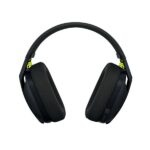 Logitech G435 Cuffie da gioco wireless - Archetto regolabile - Bluetooth LightSpeed - 2 microfoni - Colore nero e giallo fluorescente