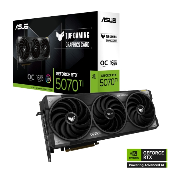 Asus TUF GeForce Gaming RTX5070TI-O16G Scheda grafica 16 GB GDDR7 OC Edition Asus TUF GeForce Gaming RTX5070TI-O16G Scheda grafica 16 GB GDDR7 OC Edition