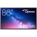 Optoma Creative Touch Serie 5 Schermo interattivo touchscreen 86" UltraHD 4K - Certificazione Google EDLA - Tempo di risposta 6 ms - 32 punti touch simultanei - HDMI