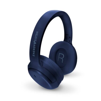 Energy Sistem Cuffie Bluetooth Rizz - Connessione multipunto - Fino a 50 ore di autonomia - Deep Bass per bassi profondi - Archetto imbottito regolabile - Assistente vocale - Colore blu navy