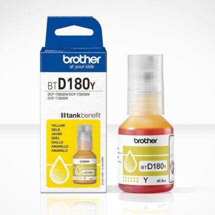 Brother BTD180Y Bottiglia di inchiostro originale giallo - BTD180Y