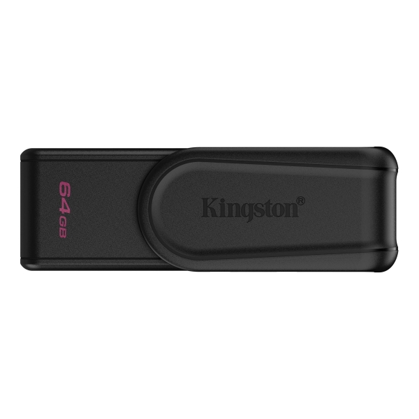 Kingston DataTraveler Exodia Memoria USB 64 GB - USB 3.2 Gen 1 - Cappuccio girevole - Colore nero Kingston DataTraveler Exodia Memoria USB 64 GB - USB 3.2 Gen 1 - Cappuccio girevole - Colore nero