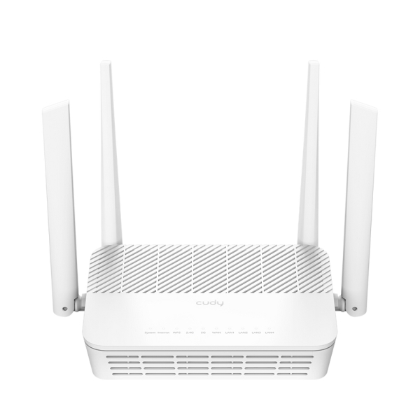 Cudy Router PoE WiFi 6 2.5G Mesh Dual Band AX3000 - Velocità fino a 1000Mbps - 4 porte - 4 antenne fisse da 5dBi - Tecnologia MU-MIMO - Colore bianco Cudy Router PoE WiFi 6 2.5G Mesh Dual Band AX3000 - Velocità fino a 1000Mbps - 4 porte - 4 antenne fisse da 5dBi - Tecnologia MU-MIMO - Colore bianco