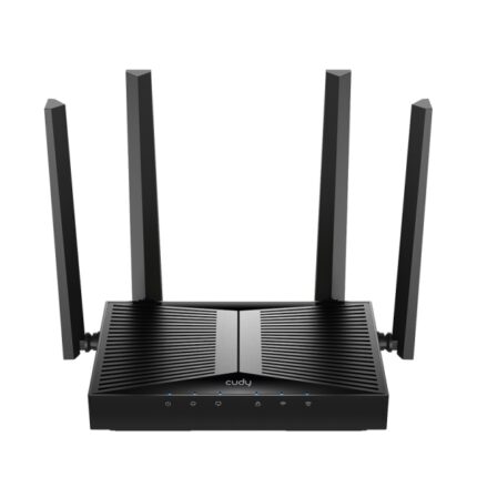 Cudy Access Point WiFi 6 Dual Band AX3000 da tavolo - Velocità fino a 1000Mbps - 1 porta - 4 antenne da 5dBi - Colore nero