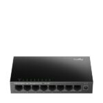 Cudy Switch Gigabit a 8 porte - Facile gestione - Velocità fino a 1000 Mbps - Plug and Play - Involucro in metallo - Risparmio energetico - Colore nero