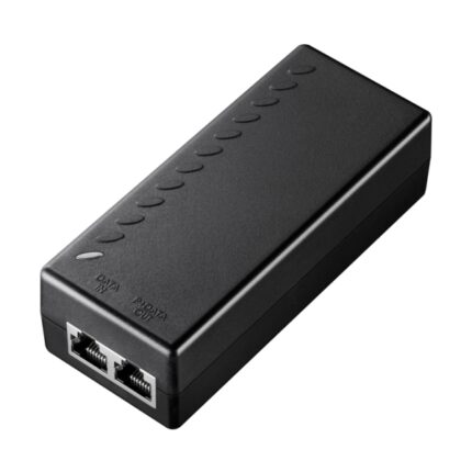 Cudy Iniettore Gigabit PoE+/PoE - Potenza fino a 30 W - 2 porte - Dati e alimentazione tramite lo stesso cavo fino a 100 m - Involucro in plastica - Colore nero