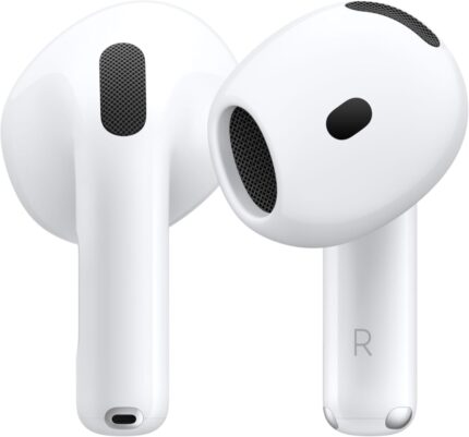 Apple AirPods 4a generazione Auricolari wireless - Cancellazione attiva del rumore - Custodia di ricarica - USB-C - Colore bianco