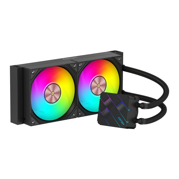 Abysm Oceanic TIDE 240 ARGB Kit di raffreddamento a liquido - 2 ventole da 120 mm - Illuminazione ARGB - Pompa 2500 rpm - Tubi da 3 Abysm Oceanic TIDE 240 ARGB Kit di raffreddamento a liquido - 2 ventole da 120 mm - Illuminazione ARGB - Pompa 2500 rpm - Tubi da 3