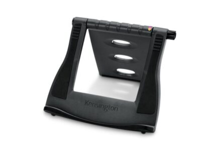 Kensington Smartfit Easy Riser Supporto per laptop da 12 a 17" - Struttura che facilita la ventilazione - 3 regolazioni di altezza - Design universale - Colore grigio scuro