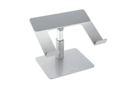 Kensington Supporto universale per laptop fino a 16" - Struttura che facilita la ventilazione - Altezza e angolo regolabili - Realizzato in acciaio e alluminio - Base antiscivolo - Colore grigio