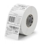 Godex Confezione da 10 rotoli da 7500 etichette a trasferimento termico - 7500 etichette per rotolo - Dimensioni 100x50 mm - Colore bianco opaco