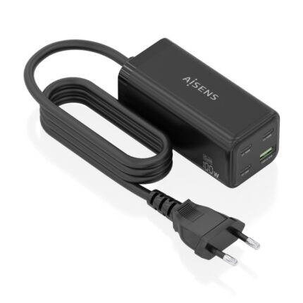 Caricabatterie GAN 100W Aisens - 3xUSB-C PD3.0