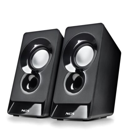 NGS SB210 Altoparlanti 2.0 12W - Alimentazione USB - Ingresso jack - Controllo volume integrato - Colore nero