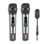NGS SingerStar Duo Kit 2 Microfono wireless vocale - Tipo dinamico - Suono potente e chiaro - Ingresso jack 3