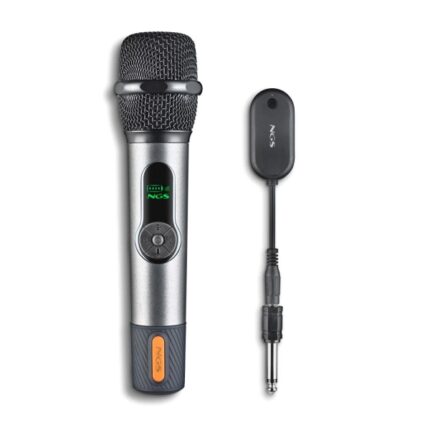 NGS SingerStar Microfono wireless vocale - Tipo dinamico - Suono potente e chiaro - Ingresso jack 3