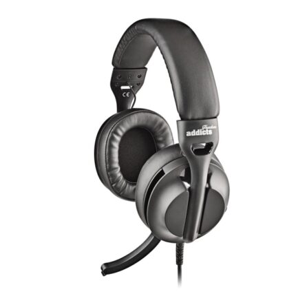 NGS VOX805-C Cuffie USB-C con microfono - Microfono regolabile e pieghevole - Tecnologia di filtraggio del rumore - Cuscinetti e archetto imbottiti - Controllo sul cavo - Cavo da 2 m - Colore nero