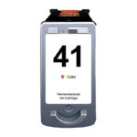 Cartuccia d'inchiostro a colori Canon CL41/CL51/CL38 rigenerata - Indicatore del livello d'inchiostro - Sostituisce 0617B001/0617B032/0618B001/2146B001