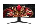 TCL 34R83Q Monitor 34" Curvo MiniLED 21:9 - Ultra WQHD - 170Hz - Risposta 1ms - Luce ambientale - Vesa 100x100 - Colore bianco