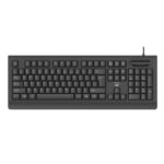Ewent EW3286 Tastiera USB con lettore intelligente di tipo PC/SC 2.0 come DNIe o tessera sanitaria spagnola - Lingua spagnola - Colore nero
