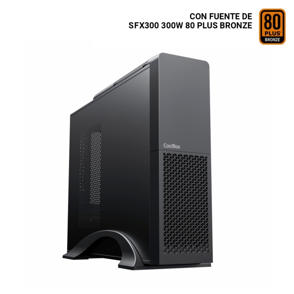 CoolBox T313-BZ Slim Case Tower Micro ATX CoolBox T313-BZ Slim Case Tower Micro ATX