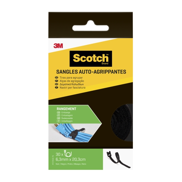 Scotch Confezione da 30 fascette per cavi - 6 Scotch Confezione da 30 fascette per cavi - 6