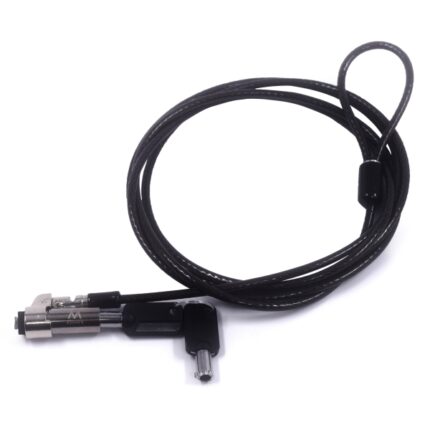 Cavo di sicurezza Ewent per laptop con slot Nano - Lucchetto con chiave - Cavo in acciaio - Rivestimento in vinile - Lunghezza 1