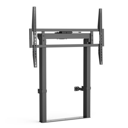 Ewent Supporto da pavimento e da parete per TV fino a 100" - Altezza regolabile - Gestione dei cavi - VESA massimo 800x600 - Peso massimo 120 kg - 904x250x1250 mm - Colore nero