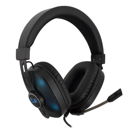 Cuffie da gioco Ewent - Microfono integrato - Illuminazione RGB - Controllo volume e microfono - Archetto regolabile - Cavo in nylon da 1