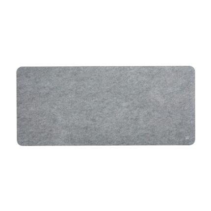 Tappetino per mouse extra large Ewent per ufficio e giochi - Extra large - Superficie in feltro - Base in gomma antiscivolo - 900x400x3 mm - Colore grigio