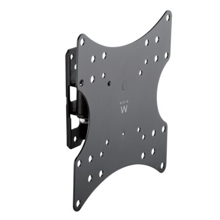 Ewent Supporto a parete per TV fino a 100" - Livellabile - Inclinabile - VESA massimo 800x600 - Peso massimo 20 kg - Consente la rotazione - 230x230x204 mm - Colore nero
