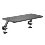 Ewent Supporto elevatore per monitor fino a 34" - Fissaggio con morsetto - Spessore massimo del piano 33 mm - Peso massimo 20 kg - 650 x 260 x 130 mm - Colore nero