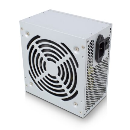 Ewent Alimentatore 500W - Ventola 12 cm - ATX V2.31 - Protezioni elettriche - 3x Molex - 3x SATA - 1x FDD - Colore grigio metallizzato