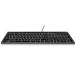 Tastiera Ewent con cavo USB - Profilo basso - Disposizione QWERTY ES - Cavo da 1