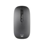 Mouse wireless Ewent - Connettività multi-dispositivo - Attivazione assistente IA - Ricaricabile - 6 pulsanti - Batteria da 500 mAh - Colore nero