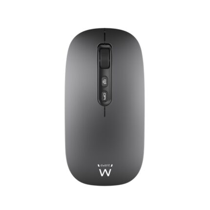 Mouse wireless Ewent - Connettività multi-dispositivo - Attivazione assistente IA - Ricaricabile - 6 pulsanti - Batteria da 500 mAh - Colore nero