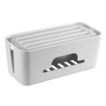 Ewent Organizer per cavi - Supporto per tablet e telefoni - Dissipazione del calore - Coperchio rimovibile - 30