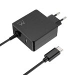 Ewent Caricatore da parete USB-C da 65 W - Power Delivery - USB-A Extra - Cavo da 1