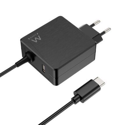 Ewent Caricatore da parete USB-C da 65 W - Power Delivery - USB-A Extra - Cavo da 1