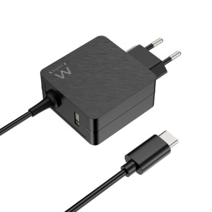Ewent Caricatore da muro USB-C da 45 W - Power Delivery - USB-A Extra - Cavo da 1