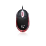 Ewent Mini mouse ottico USB - Mini mouse ottico USB - 1000 dpi - Cavo da 1