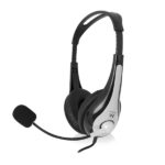 Cuffie stereo Ewent - Microfono integrato - 2x jack da 3