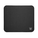 Tappetino per mouse Ewent - Superficie in poliestere - Base in gomma antiscivolo - 250 x 220 x 6 mm - Colore nero