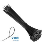 Ewent Confezione da 100 fascette in nylon - 200x2