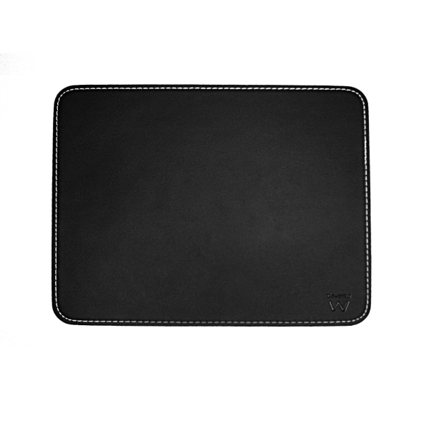 Tappetino per mouse Ewent - Rigido - Pelle sintetica - Base in gomma - 220x180x3 mm - Colore nero Tappetino per mouse Ewent - Rigido - Pelle sintetica - Base in gomma - 220x180x3 mm - Colore nero